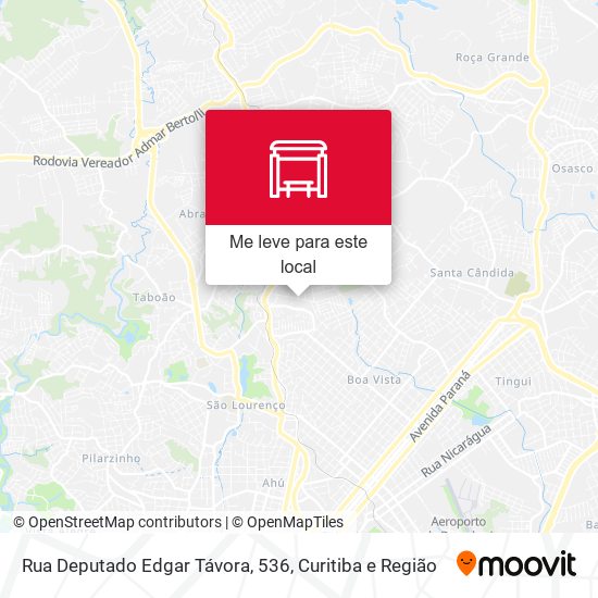 Rua Deputado Edgar Távora, 536 mapa