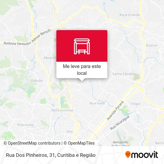Rua Dos Pinheiros, 31 mapa