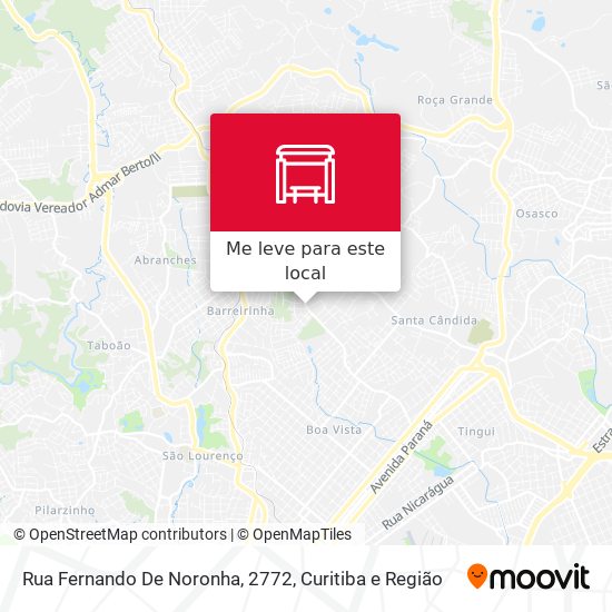 Rua Fernando De Noronha, 2772 mapa