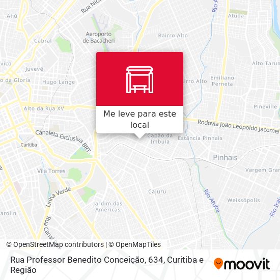 Rua Professor Benedito Conceição, 634 mapa