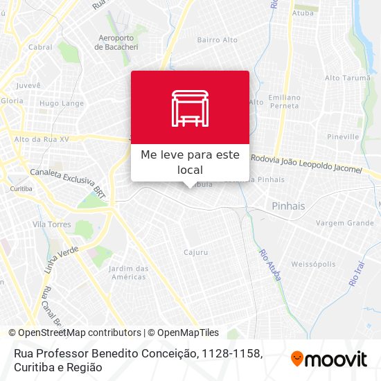 Rua Professor Benedito Conceição, 1128-1158 mapa