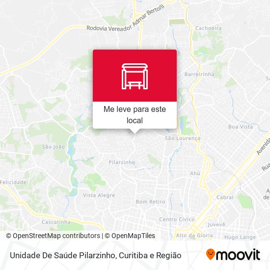 Unidade De Saúde Pilarzinho mapa