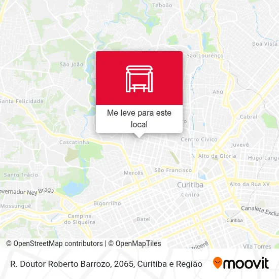 R. Doutor Roberto Barrozo, 2065 mapa