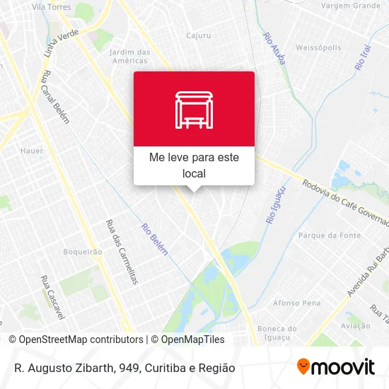 R. Augusto Zibarth, 949 mapa