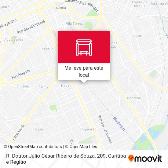 R. Doutor Júlio César Ribeiro de Souza, 209 mapa