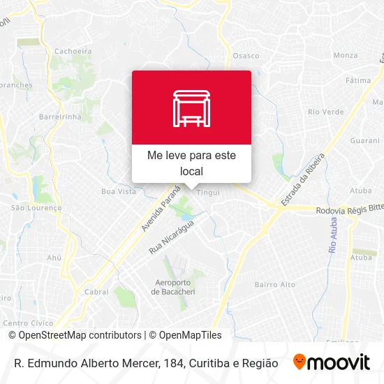 R. Edmundo Alberto Mercer, 184 mapa