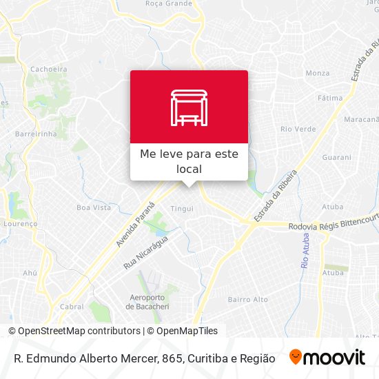 R. Edmundo Alberto Mercer, 865 mapa