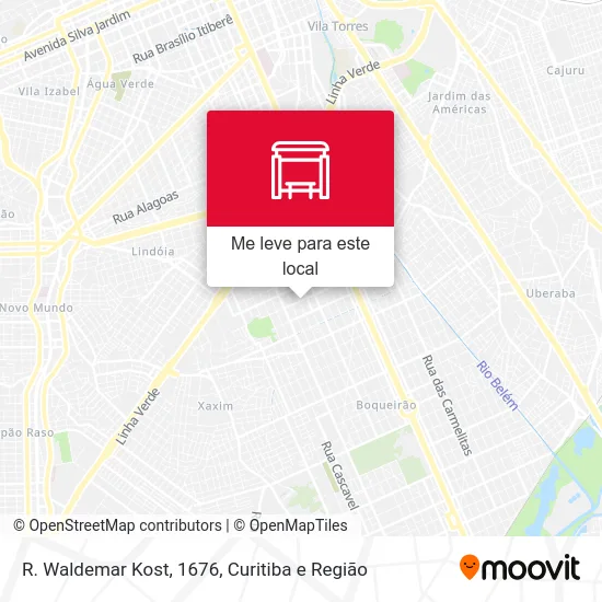 R. Waldemar Kost, 1676 mapa