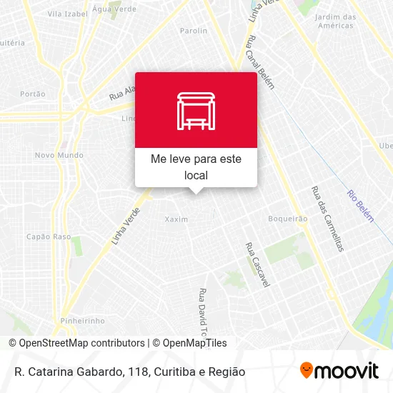 R. Catarina Gabardo, 118 mapa