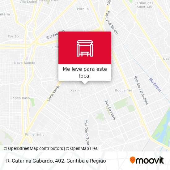 R. Catarina Gabardo, 402 mapa