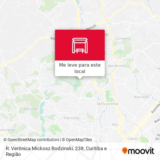 R. Verônica Mickosz Bodzinski, 238 mapa
