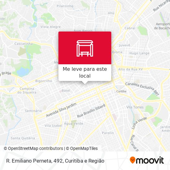 R. Emiliano Perneta, 492 mapa