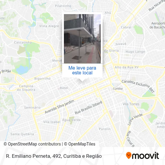 R. Emiliano Perneta, 492 mapa