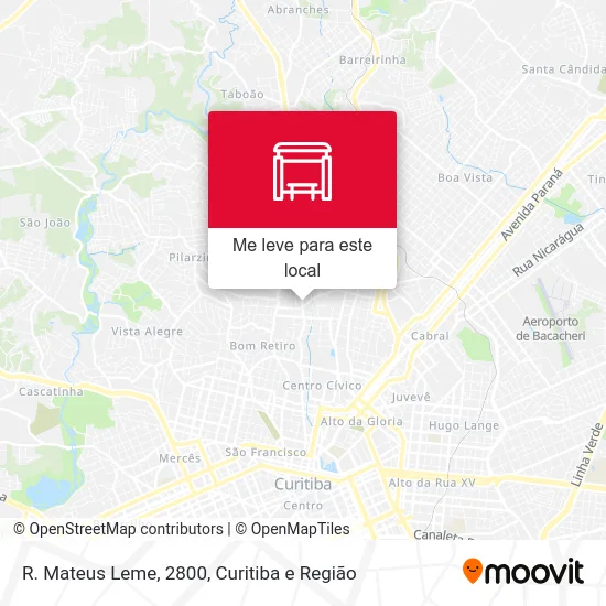 R. Mateus Leme, 2800 mapa