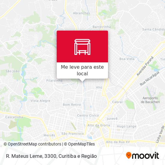 R. Mateus Leme, 3300 mapa