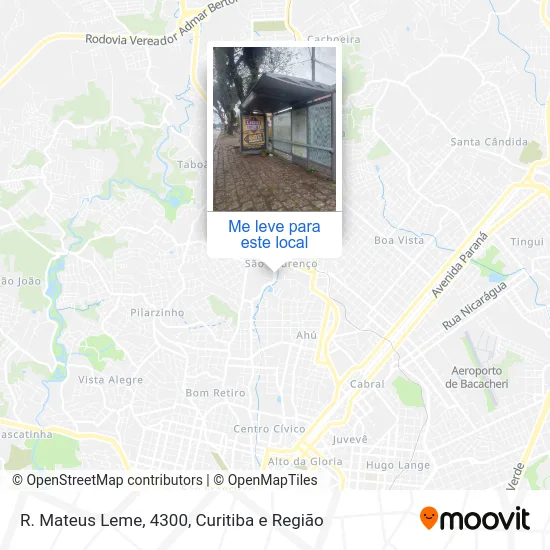 R. Mateus Leme, 4300 mapa