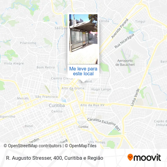 R. Augusto Stresser, 400 mapa