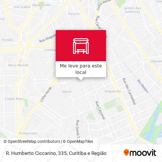 R. Humberto Ciccarino, 335 mapa