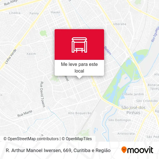 R. Arthur Manoel Iwersen, 669 mapa