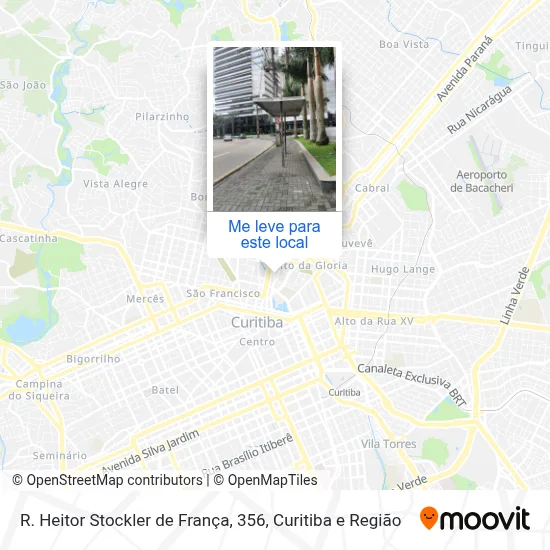 R. Heitor Stockler de França, 356 mapa