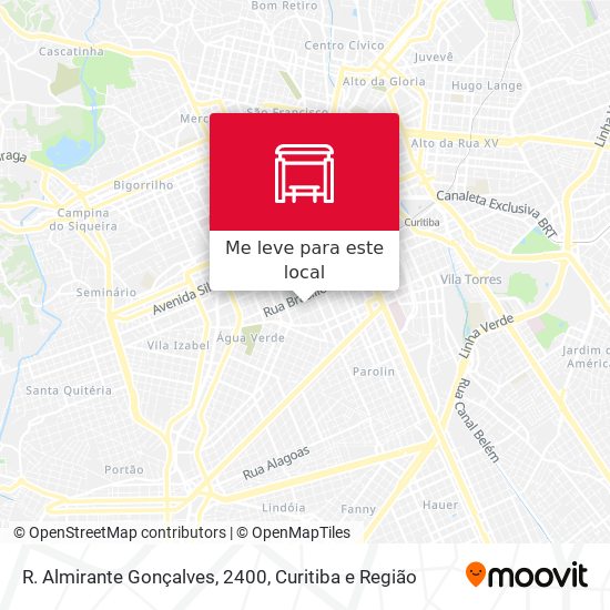 R. Almirante Gonçalves, 2400 mapa