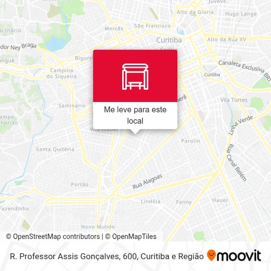 R. Professor Assis Gonçalves, 600 mapa