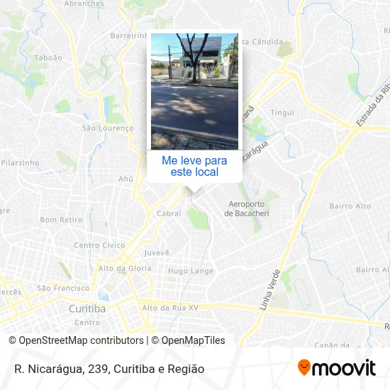 R. Nicarágua, 239 mapa