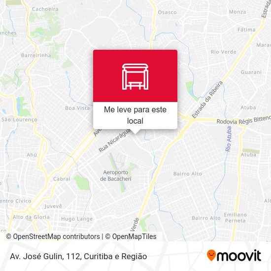 Av. José Gulin, 112 mapa