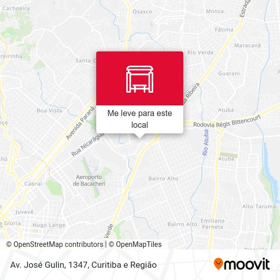 Av. José Gulin, 1347 mapa