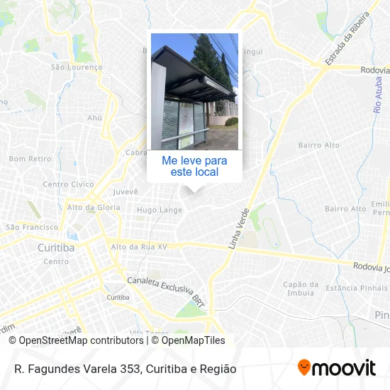 R. Fagundes Varela 353 mapa