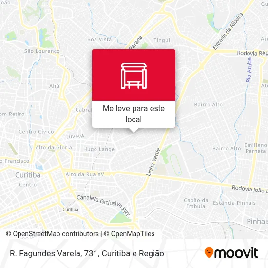 R. Fagundes Varela, 731 mapa