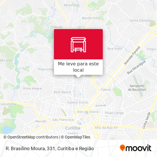 R. Brasilino Moura, 331 mapa