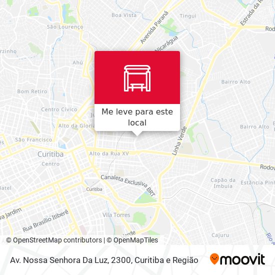 Av. Nossa Senhora Da Luz, 2300 mapa