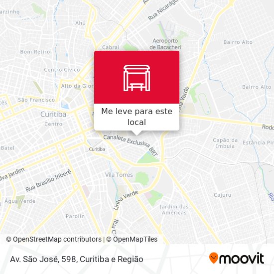 Av. São José, 598 mapa