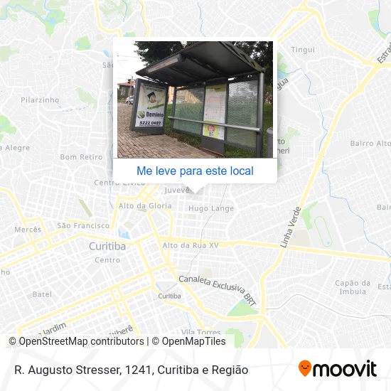 R. Augusto Stresser, 1241 mapa