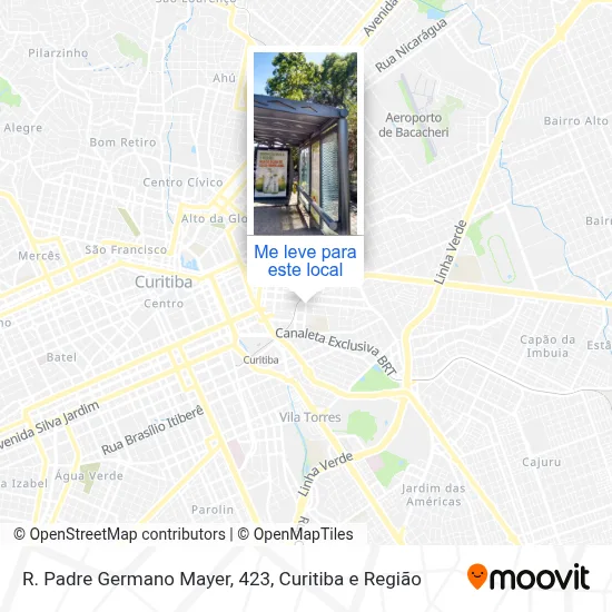 R. Padre Germano Mayer, 423 mapa