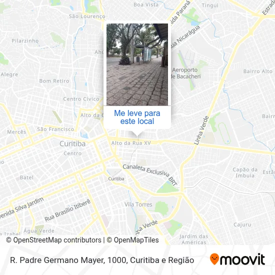 R. Padre Germano Mayer, 1000 mapa