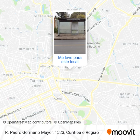 R. Padre Germano Mayer, 1523 mapa