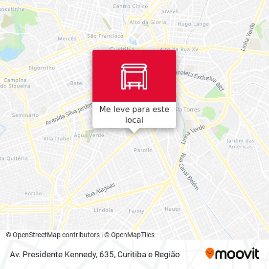 Av. Presidente Kennedy, 635 mapa
