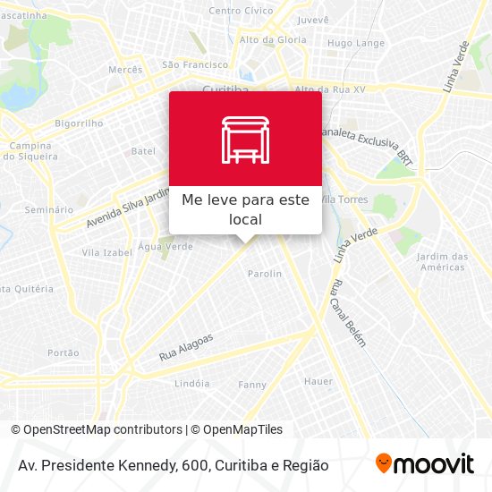 Av. Presidente Kennedy, 600 mapa