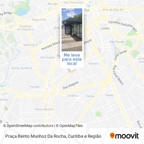 Praça Bento Munhoz Da Rocha mapa