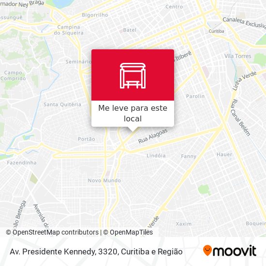 Av. Presidente Kennedy, 3320 mapa