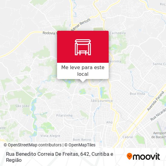 Rua Benedito Correia De Freitas, 642 mapa