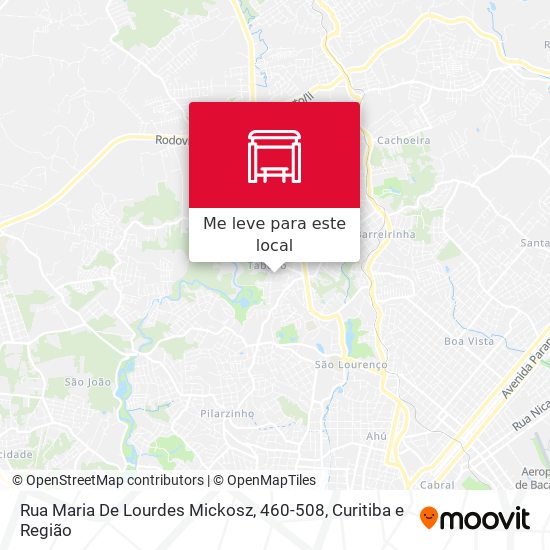 Rua Maria De Lourdes Mickosz, 460-508 mapa