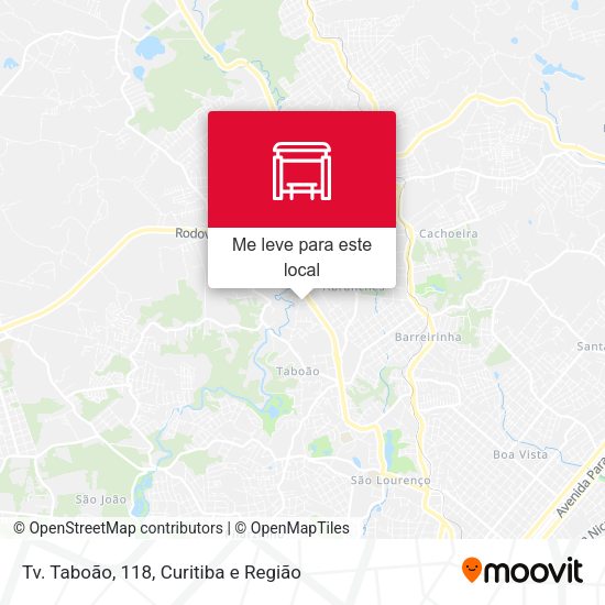 Tv. Taboão, 118 mapa
