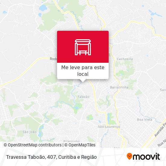 Travessa Taboão, 407 mapa