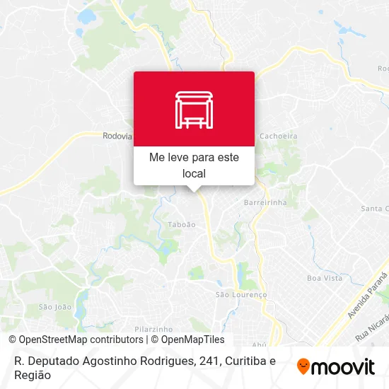 R. Deputado Agostinho Rodrigues, 241 mapa