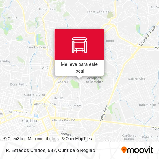 R. Estados Unidos, 687 mapa