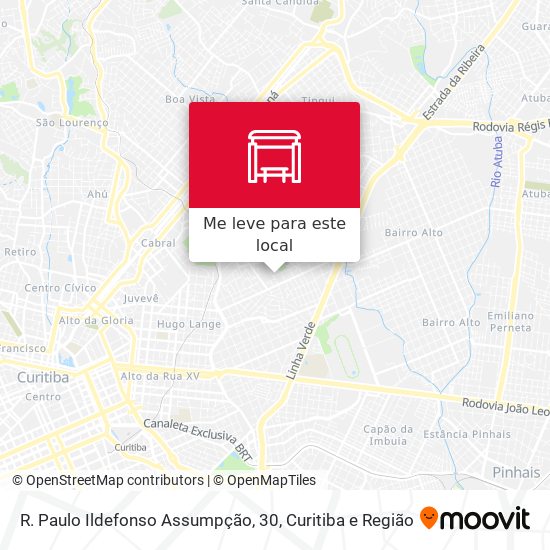 R. Paulo Ildefonso Assumpção, 30 mapa