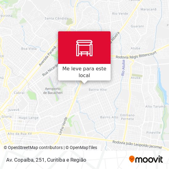Av. Copaíba, 251 mapa